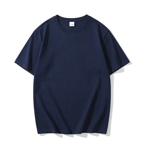 Unisex Quick-Dry Polyester Crew Neck T-Shirt for Summer