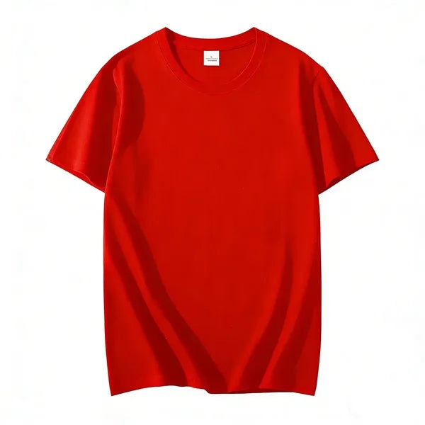 Unisex Quick-Dry Polyester Crew Neck T-Shirt for Summer