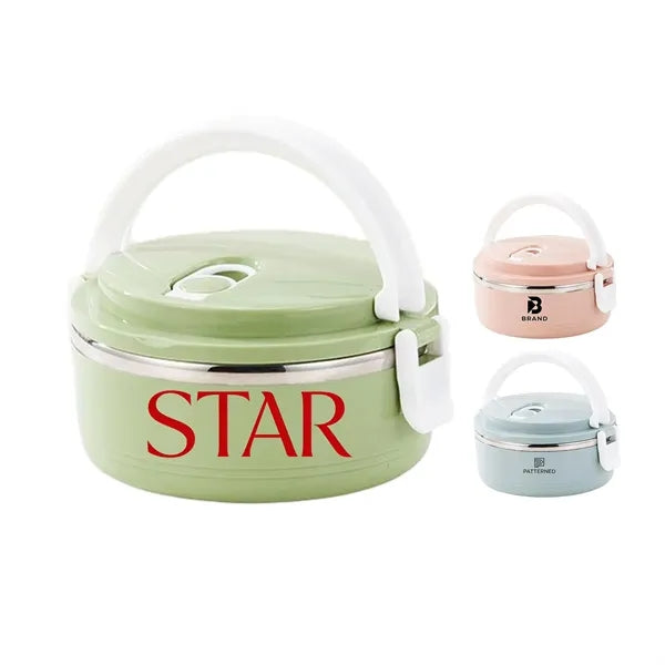 Insulated Lunch Box with Lid - Large Capacity Meal Container