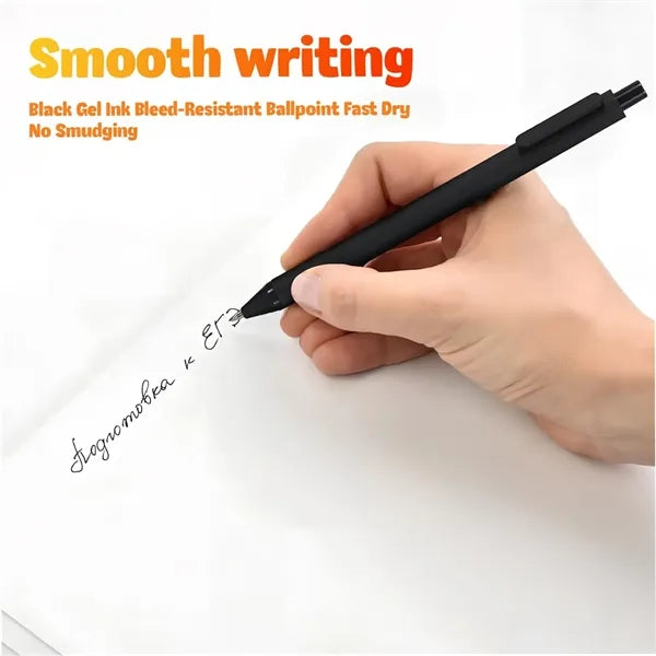 Retractable Soft Touch Gel Pen
