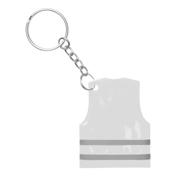 PVC Reflect Safety Vest Key Chain