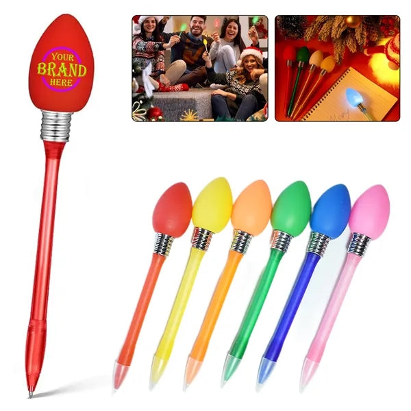 Light Up Bulb Ballpoint Pen
