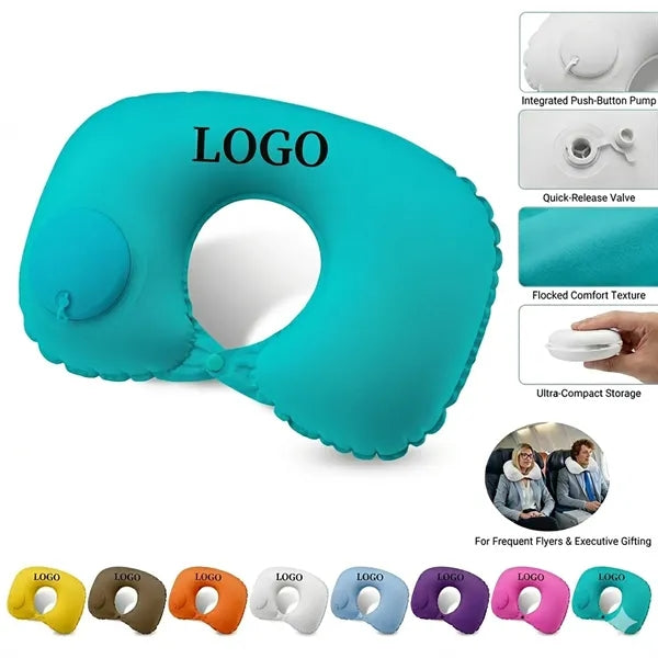 Inflatable Travel Neck Support Pillow