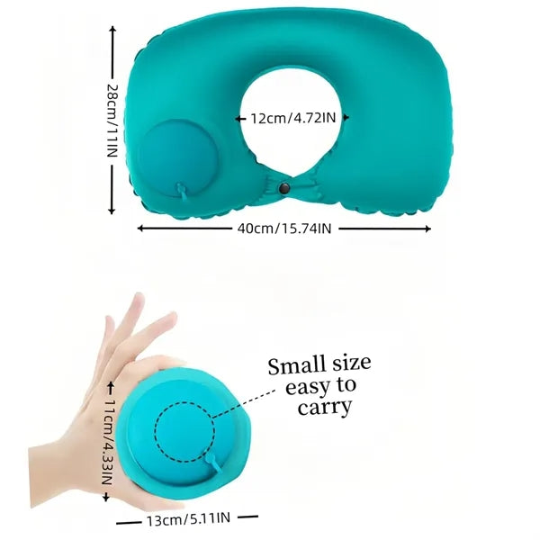 Inflatable Travel Neck Support Pillow