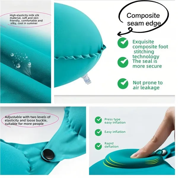 Inflatable Travel Neck Support Pillow
