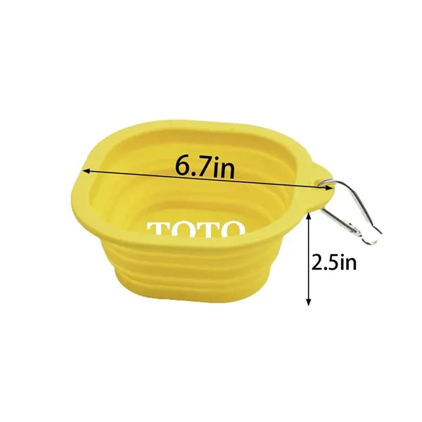 650ml silicone folding bowl