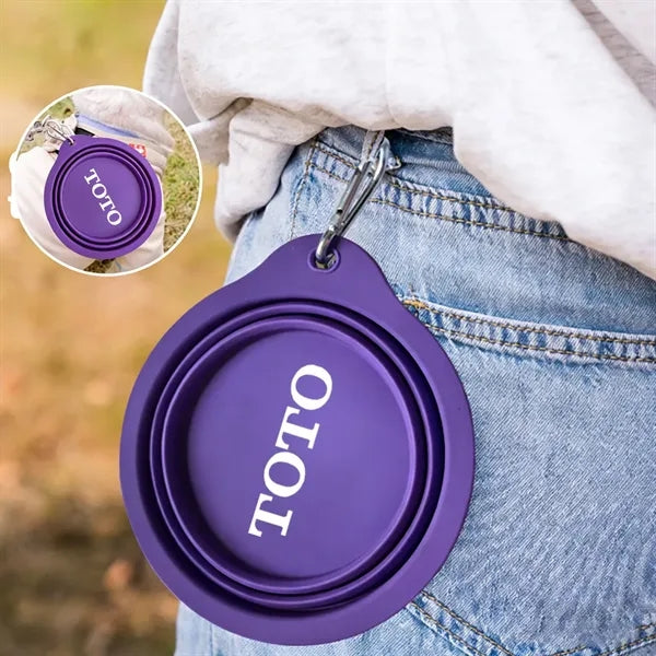 650ml silicone folding bowl