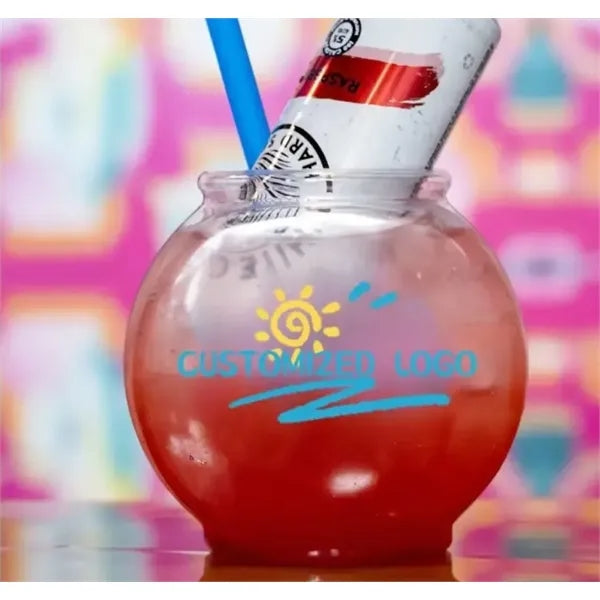 30oz Clear Plastic Fish Bowl Cup