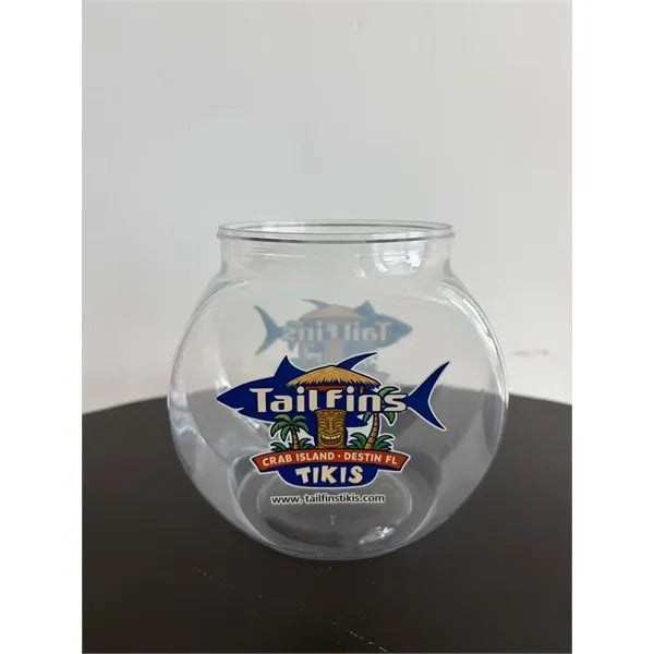 30oz Clear Plastic Fish Bowl Cup