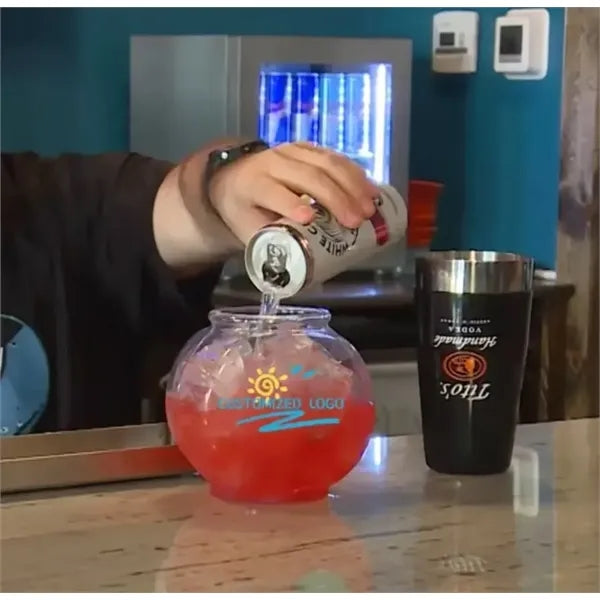 30oz Clear Plastic Fish Bowl Cup