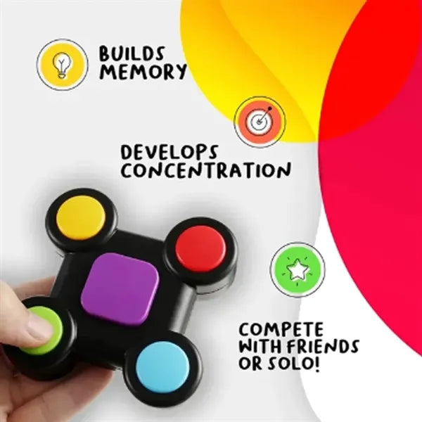 Portable Handheld Light-Up Sounds Memory Training Game