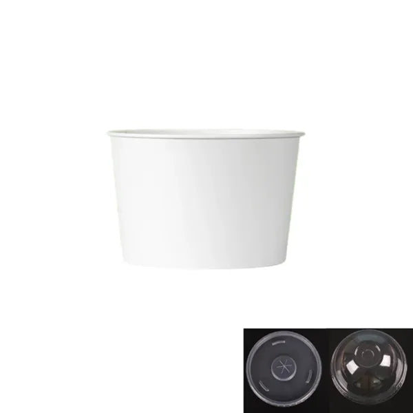 3oz Disposable Paper Ice Cream Cups