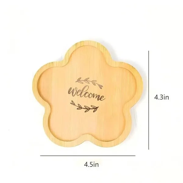Bamboo Coaster and Placemat Set, Heat Resistant Eco-Friendly