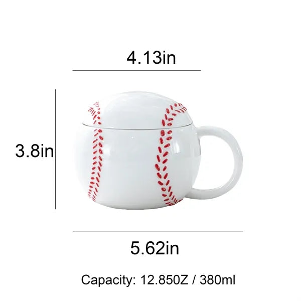 Ceramic Baseball Mug Cup Fun Gift For Sports Fans