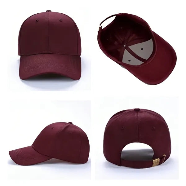 6 Panels Adjustable Cotton Baseball Cap
