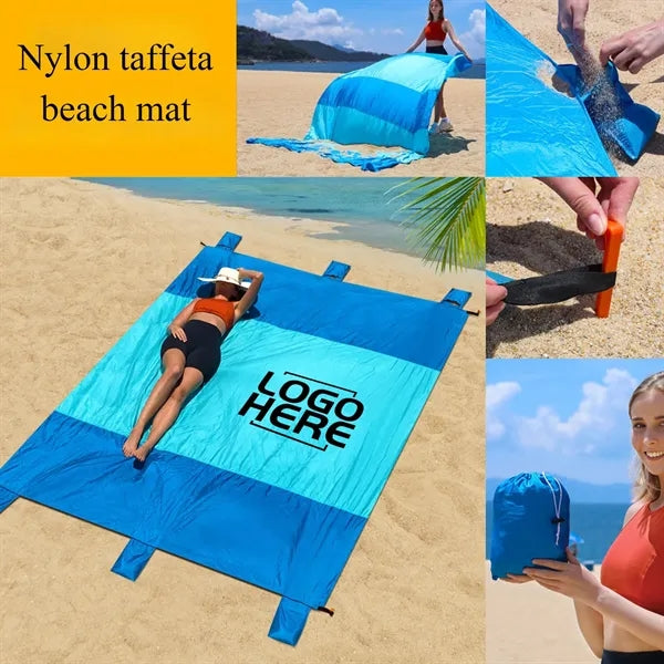 Portable Beach Mat For Travel Camping Hiking Picnic Blanket