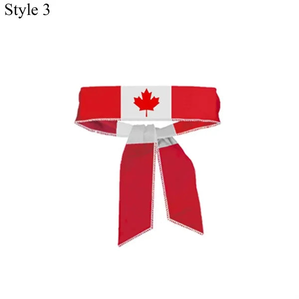 Red White And Blue American Flag Headband For Men And Women