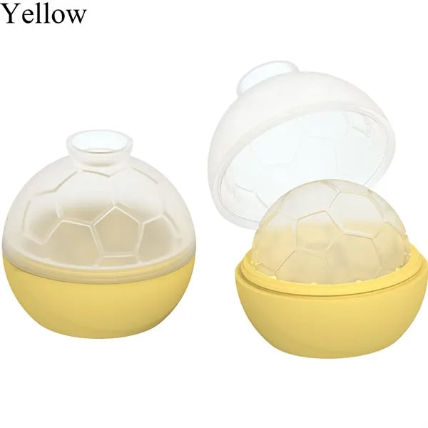 Silicone Soccer Ball Ice Cube Mold For Whiskey Cocktails
