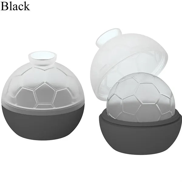 Silicone Soccer Ball Ice Cube Mold For Whiskey Cocktails