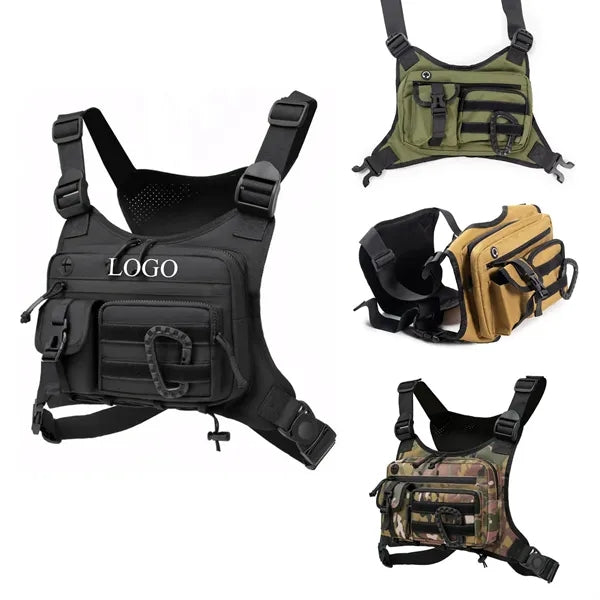 Running Vest Tactical Chest Bag For Gym Hiking Cycling Ski