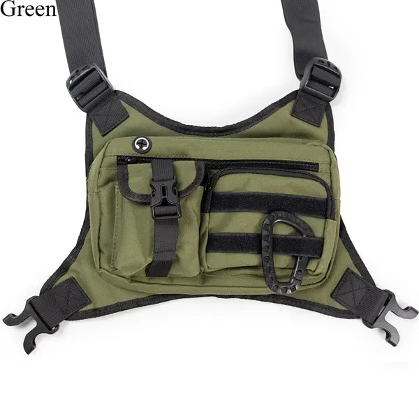 Running Vest Tactical Chest Bag For Gym Hiking Cycling Ski