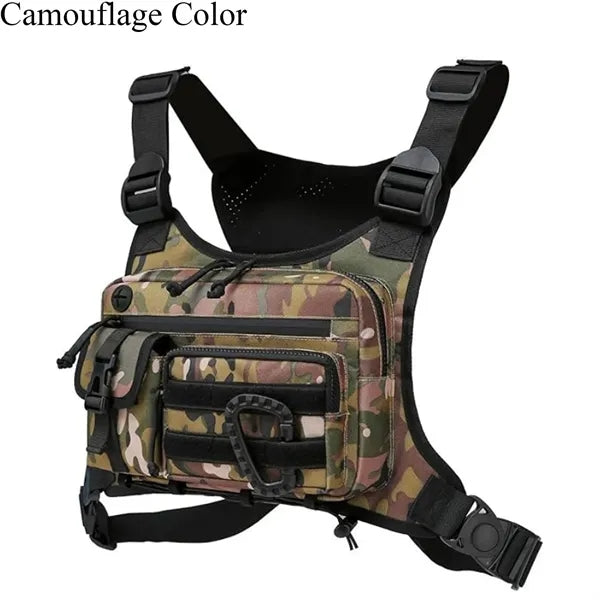 Running Vest Tactical Chest Bag For Gym Hiking Cycling Ski
