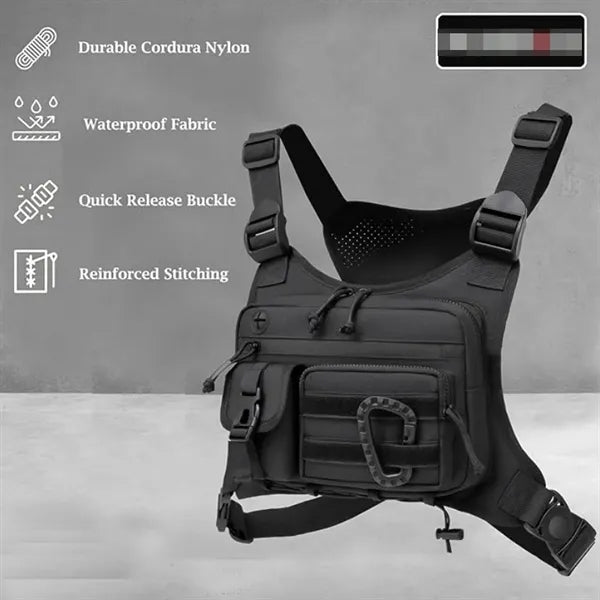 Running Vest Tactical Chest Bag For Gym Hiking Cycling Ski