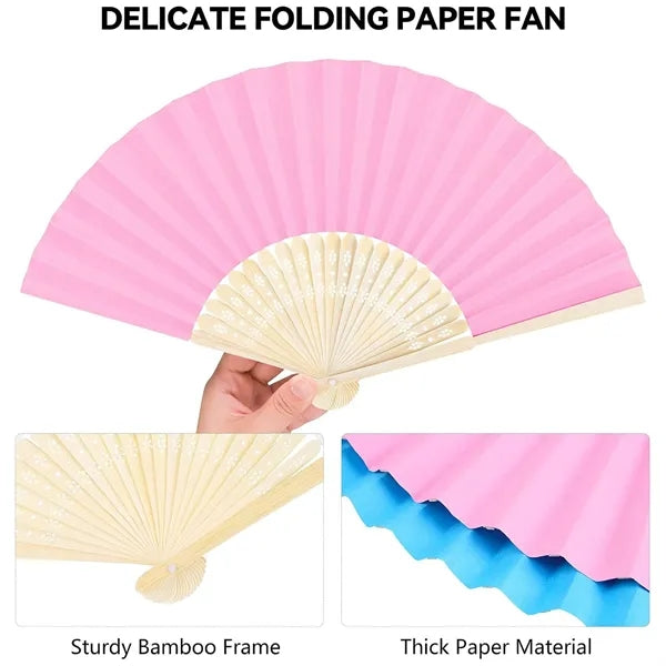 Portable Folding Hand Fan