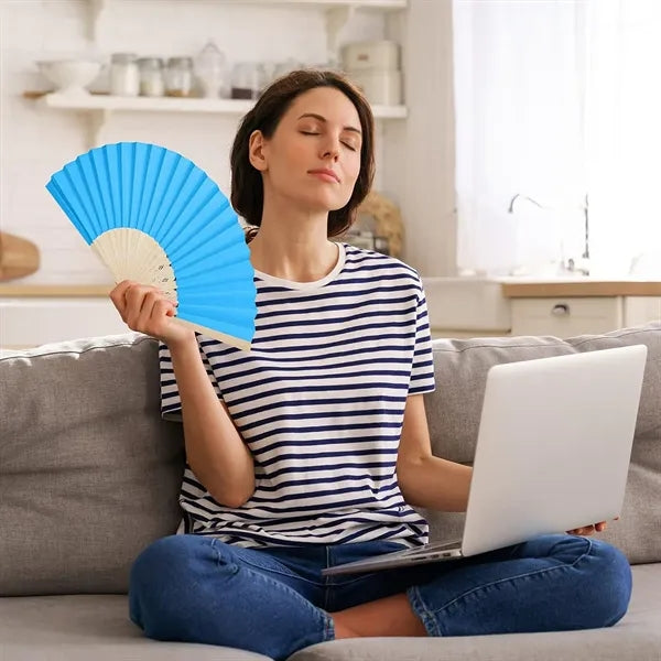 Portable Folding Hand Fan