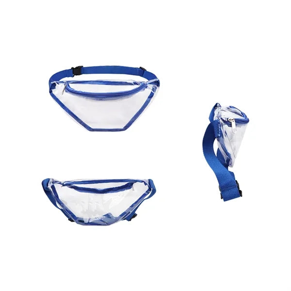 Stadium Approved Clear Fanny Pack W/ Zipper