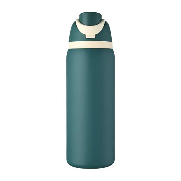 32oz Insulated Stainless Steel Water Bottle with Straw