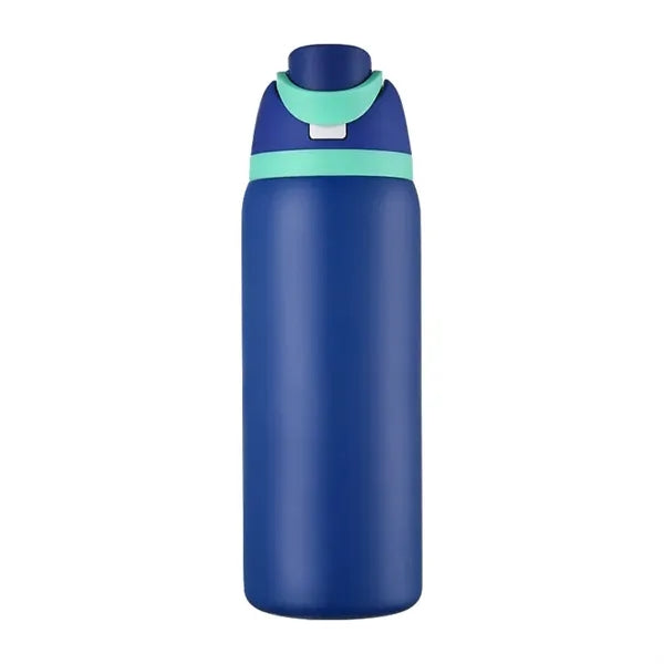 32oz Insulated Stainless Steel Water Bottle with Straw