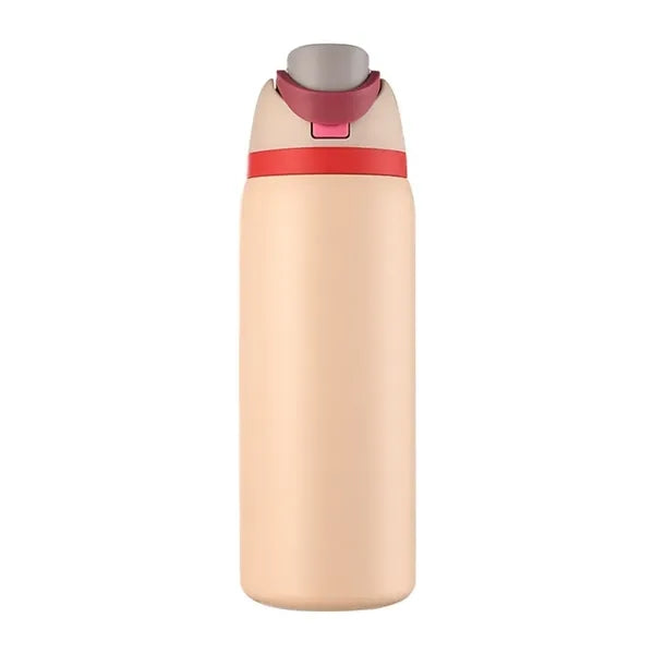 32oz Insulated Stainless Steel Water Bottle with Straw