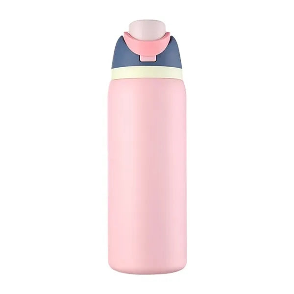 32oz Insulated Stainless Steel Water Bottle with Straw