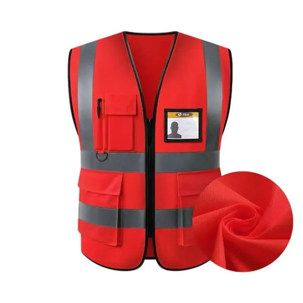 Reflective Multi-Pocket Vest