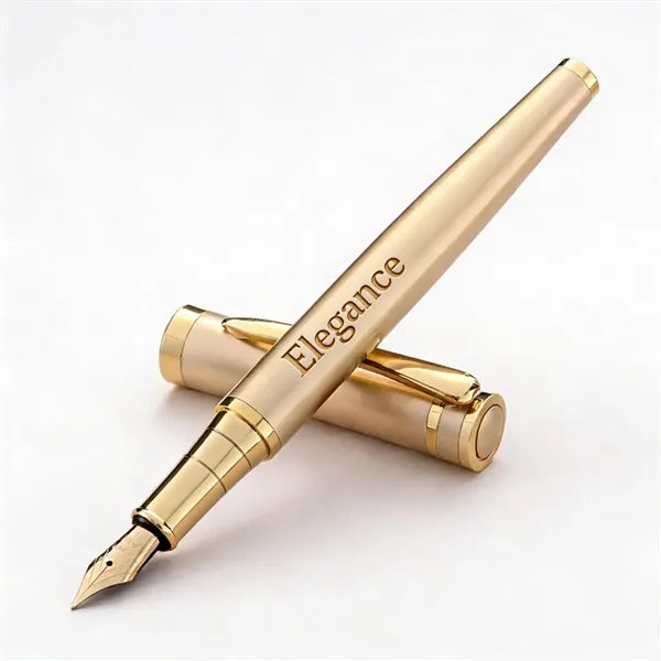 Logo Fine Nib Metal Business Fountain Pen