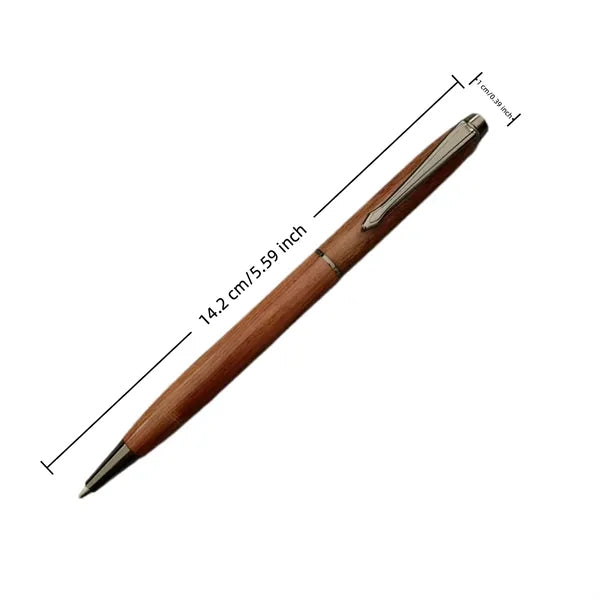 Wood Ballpoint Pen Metal Trim Executive Gift