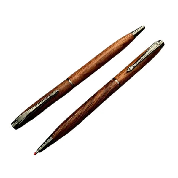 Wood Ballpoint Pen Metal Trim Executive Gift