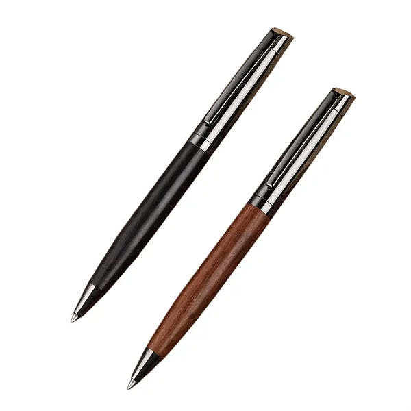 Twist Action Wood Pen Metal Trim Executive Gift