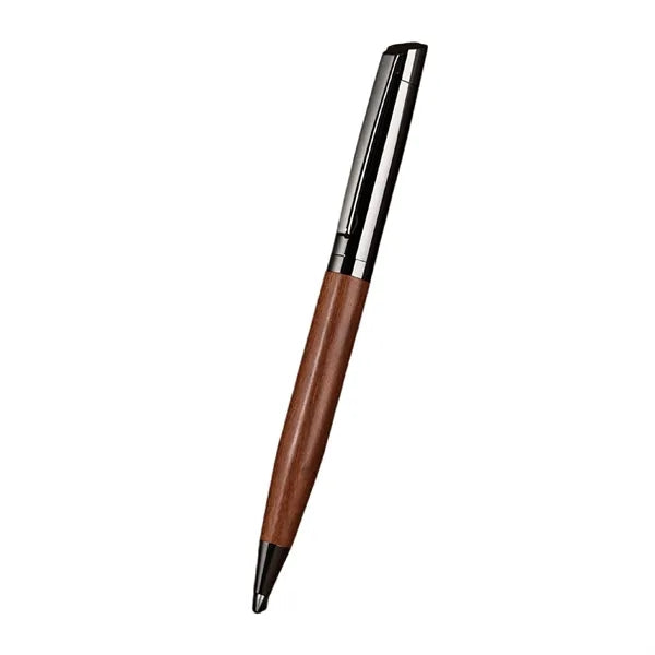 Twist Action Wood Pen Metal Trim Executive Gift