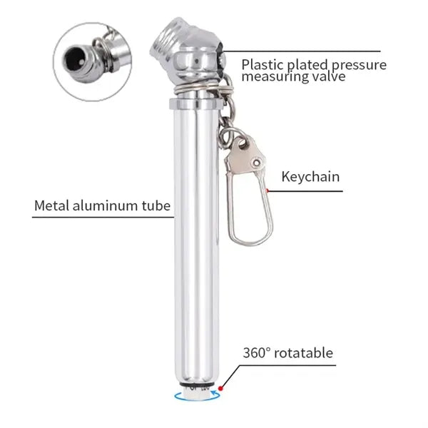 Tire pressure pen keychain