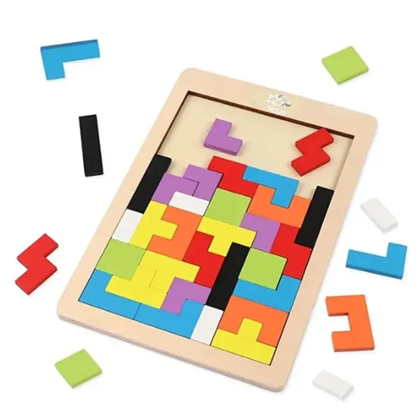 Wooden Blocks Puzzle for Kids