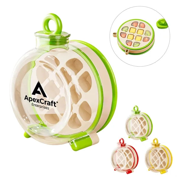 Ice Cube Maker Rotary Leakproof Portable Bottle