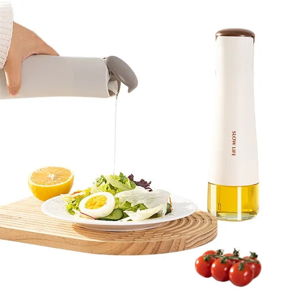 15 Oz Oil Dispenser Auto Flip No Drip Olive Bottle
