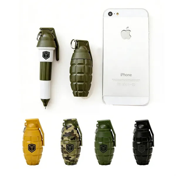 Tactical Grenade Style Ballpoint Pen
