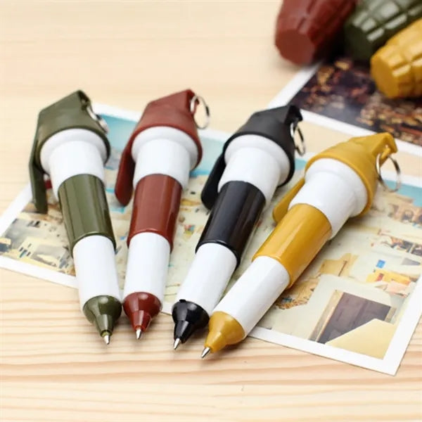 Tactical Grenade Style Ballpoint Pen