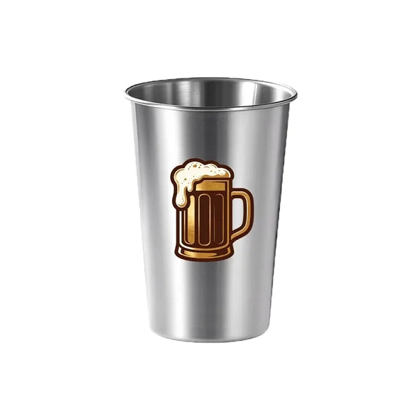 Logo 304 Stainless Steel Beer Mug