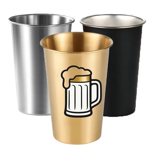 Logo 304 Stainless Steel Beer Mug