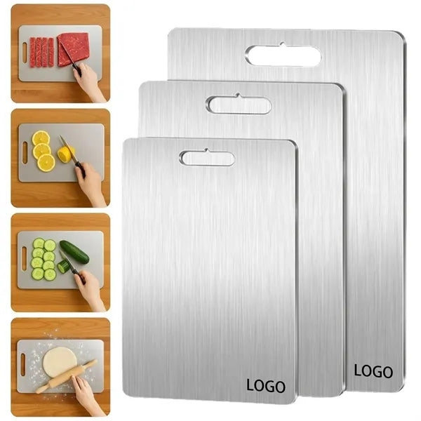 Premium 304 Stainless Steel Cutting Board
