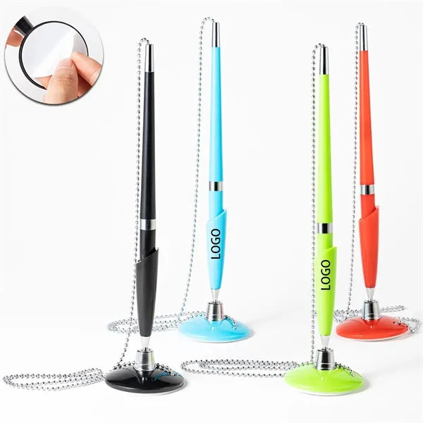 Metal Desk Pen with Chain